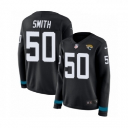 Womens Nike Jacksonville Jaguars 50 Telvin Smith Limited Black Therma Long Sleeve NFL Jersey