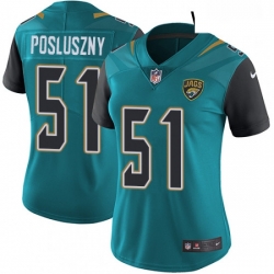 Womens Nike Jacksonville Jaguars 51 Paul Posluszny Teal Green Team Color Vapor Untouchable Limited Player NFL Jersey