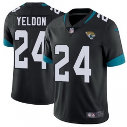 Nike Jaguars #24 T J Yeldon Black Alternate Youth Stitched NFL Vapor Untouchable Limited Jersey