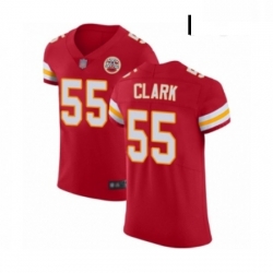 Men Kansas City Chiefs 55 Frank Clark Red Team Color Vapor Untouchable Elite Player Football Jersey