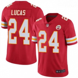 Nike Chiefs 24 Jordan Lucas Red Vapor Untouchable Limited Jersey