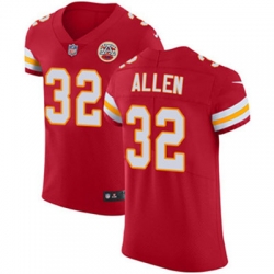 Nike Chiefs #32 Marcus Allen Red Team Color Mens Stitched NFL Vapor Untouchable Elite Jersey