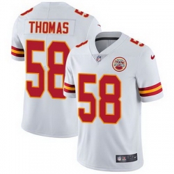 Nike Chiefs #58 Derrick Thomas White Mens Stitched NFL Vapor Untouchable Limited Jersey