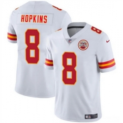 Youth  Kansas City Chiefs 8 DeAndre Hopkins White Vapor Untouchable Limited Stitched Football Jersey II