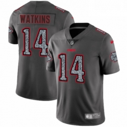 Youth Nike Kansas City Chiefs 14 Sammy Watkins Gray Static Vapor Untouchable Limited NFL Jersey