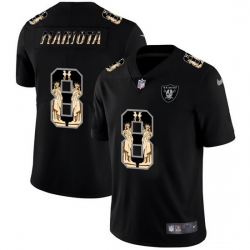 Las Vegas Raiders 8 Marcus Mariota Carbon Black Vapor Statue Of Liberty Limited NFL Jersey