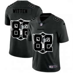 Las Vegas Raiders 82 Jason Witten Men Nike Team Logo Dual Overlap Limited NFL Jersey Black