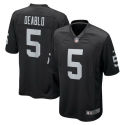 Men Las Vegas Raiders 5 Divine Deablo Vapor Limited Black Jersey