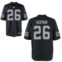 Men Nike Raiders NAPOLEON KAUFMAN 26 Black Vapor Limited Jersey