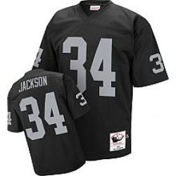 Mitchell & Ness Los Angeles Raiders 1987 34 Bo Jackson Authentic Throwback Jersey