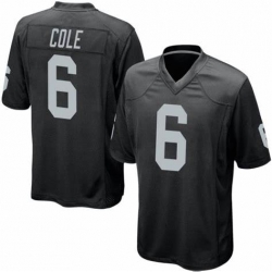 Nike A.J. Cole III Raiders Men's Black Team Jersey