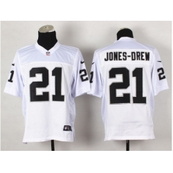 Nike Oakland Raiders 21 Maurice Jones-Drew White Elite NFL Jersey