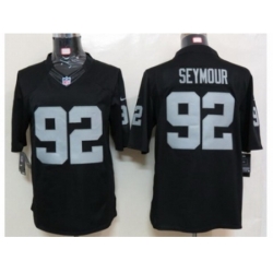 Nike Oakland Raiders 92 Richard Seymour black Limited NFL Jersey