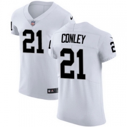 Nike Raiders #21 Gareon Conley White Mens Stitched NFL Vapor Untouchable Elite Jersey