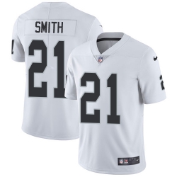 Nike Raiders #21 Sean Smith White Mens Stitched NFL Vapor Untouchable Limited Jersey