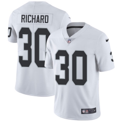 Nike Raiders #30 Jalen Richard White Mens Stitched NFL Vapor Untouchable Limited Jersey