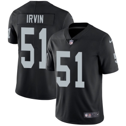 Nike Raiders #51 Bruce Irvin Black Team Color Mens Stitched NFL Vapor Untouchable Limited Jersey