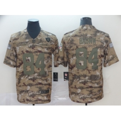 Nike Raiders 84 Antonio Brown Camo Salute To Service Limited Jersey