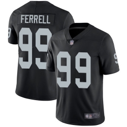 Raiders 99 Clelin Ferrell Black Team Color Men Stitched Football Vapor Untouchable Limited Jersey