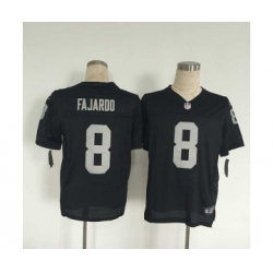 nike nfl jerseys oakland raiders 8 fajardo black[Elite][fajardo]