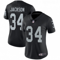 Womens Nike Oakland Raiders 34 Bo Jackson Black Team Color Vapor Untouchable Limited Player NFL Jersey