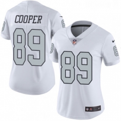 Womens Nike Oakland Raiders 89 Amari Cooper Elite White Rush Vapor Untouchable NFL Jersey