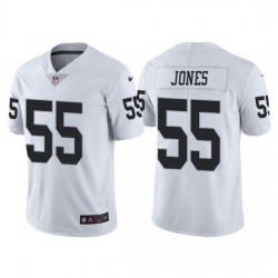 Youth Las Vegas Raiders 55 Chandler Jones White Vapor Untouchable Limited Stitched NFL Jersey