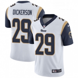 Men Nike Los Angeles Rams 29 Eric Dickerson White Vapor Untouchable Limited Player NFL Jersey