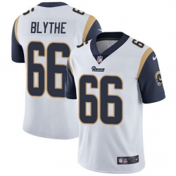 Nike Rams 66 Austin Blythe White Men Stitched NFL Vapor Untouchable Limited Jersey