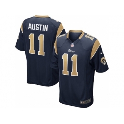 Nike St. Louis Rams 11 Tavon Austin Blue Game NFL Jersey