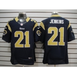 Nike St. Louis Rams 21 Janoris Jenkins Blue Elite NFL Jersey