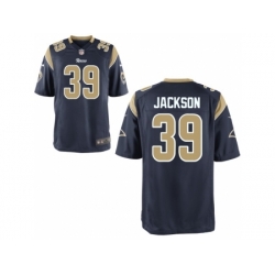 Nike St. Louis Rams 39 Steven Jackson Blue Game NFL Jersey