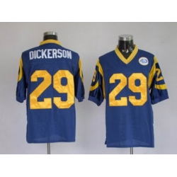 St.Louis Rams 29 Eric Dickerson blue Throwback Jersey