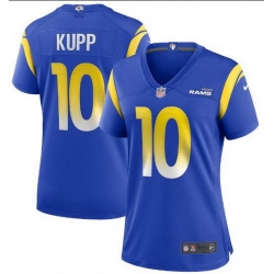 Women's Los Angeles Rams 10 Cooper Kupp Nike Royal Game Jersey