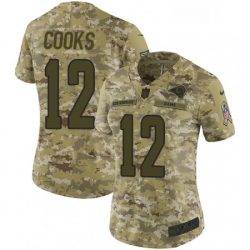 Womens Nike Los Angeles Rams 12 Brandin Cooks Limited Camo 2018 Salute to Service NFL Jersey