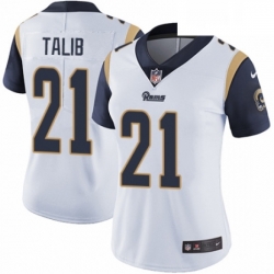 Womens Nike Los Angeles Rams 21 Aqib Talib White Vapor Untouchable Elite Player NFL Jersey