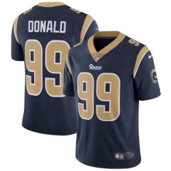 Youth Nike Los Angeles Rams 99 Aaron Donald Navy Blue Team Color Vapor Untouchable Limited Player NFL Jersey