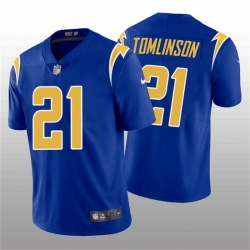 Men Los Angeles Chargers 21 LaDainian Tomlinson Royal Vapor Untouchable Limited Stitched Jersey