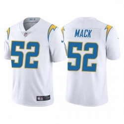 Men Los Angeles Chargers 52 Khalil Mack White Vapor Untouchable Limited Stitched jersey