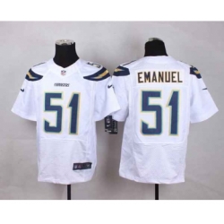 nike nfl jerseys san diego chargers 51 emanuel white[Elite][emanuel]