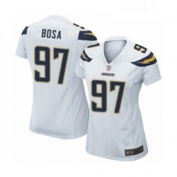 Womens Los Angeles Chargers 97 Joey Bosa Game White Football Jersey