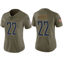 womens chargers jason verrett olive 2017 salute to service jersey