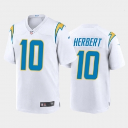 Youth Nike Chargers 10 Justin Herbert White Youth 2020 NFL Draft First Round Pick Vapor Untouchable Limited Jersey