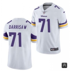 Men Minnesota Vikings #71 Christian Darrisaw White 2021 Vapor Untouchable Limited Stitched NFL Jersey