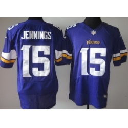 Nike Minnesota Vikings 15 Greg Jennings Purple Elite NFL Jersey