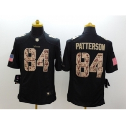 Nike Minnesota Vikings 84 Cordarrelle Patterson black Limited Salute to Service NFL Jersey