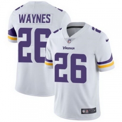 Nike Vikings #26 Trae Waynes White Mens Stitched NFL Vapor Untouchable Limited Jersey