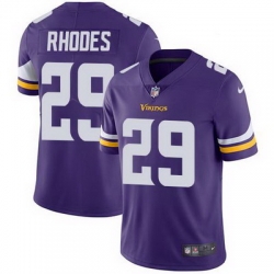 Nike Vikings #29 Xavier Rhodes Purple Team Color Mens Stitched NFL Vapor Untouchable Limited Jersey