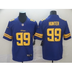 Nike Vikings 99 Danielle Hunter Purple Color Rush Limited Jersey