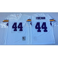 Vikings 44 Chuck Foreman White Throwback Jersey